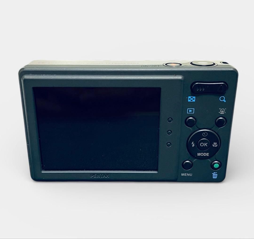 美品）PENTAX Optio H90 コンパクトデジタルカメラ 銀x黒カラー｜Yahoo