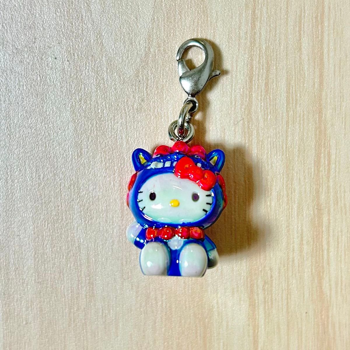 ハローキティ シーサー 根付け 沖縄 Hello kitty キーホルダー レア ご