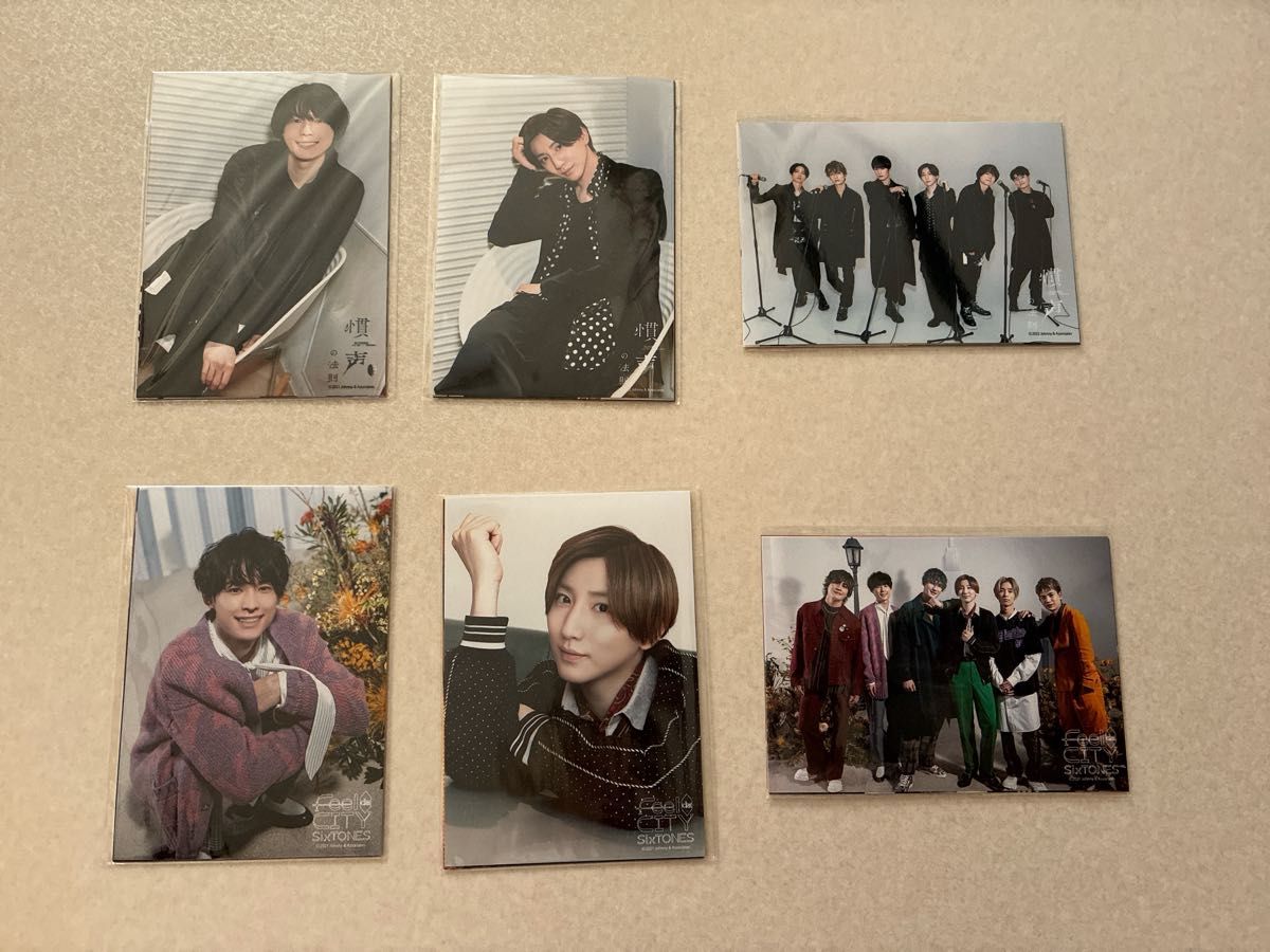 SixTONES ツアーグッズ フォトセット まとめ売り｜Yahoo!フリマ（旧