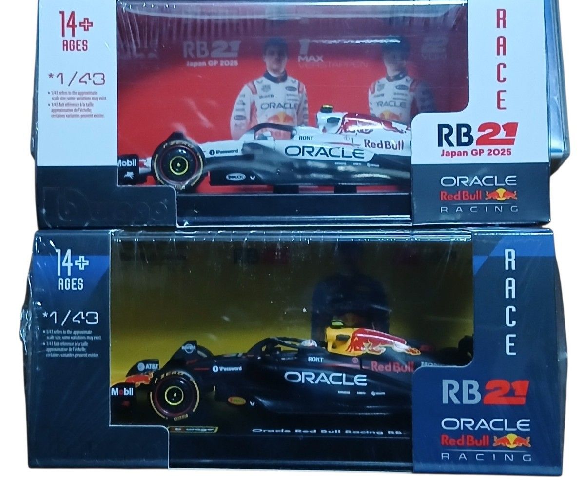 新品buragoクリアケース#22 角田1/43 RedBull RB21 JAPAN GP & Bahrain