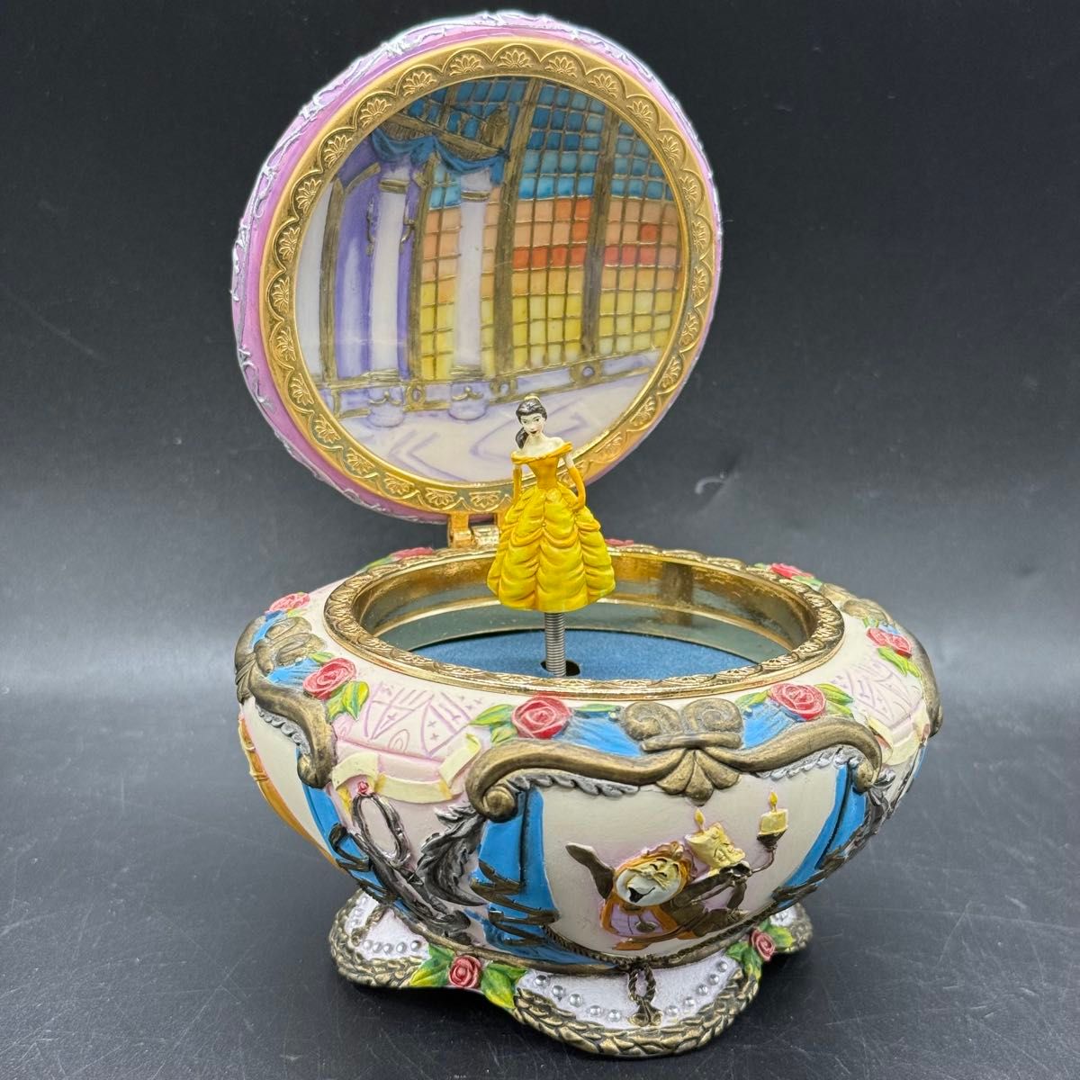 ディズニー 美女と野獣 ベル オルゴール 小物入れ DISNEY beauty and