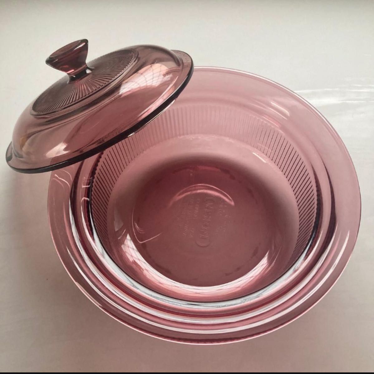 VISION ビジョン キャセロール クランベリー 耐熱ガラス 卓上鍋｜Yahoo