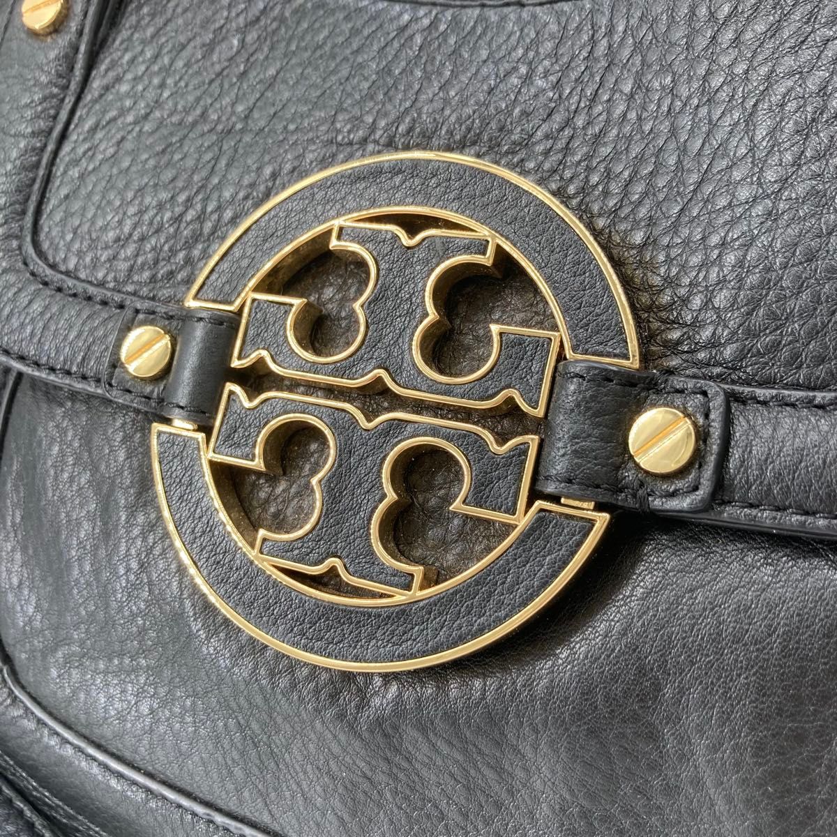 美品 TORY BURCH トリーバーチ アマンダ 2way トートバッグ ブラック
