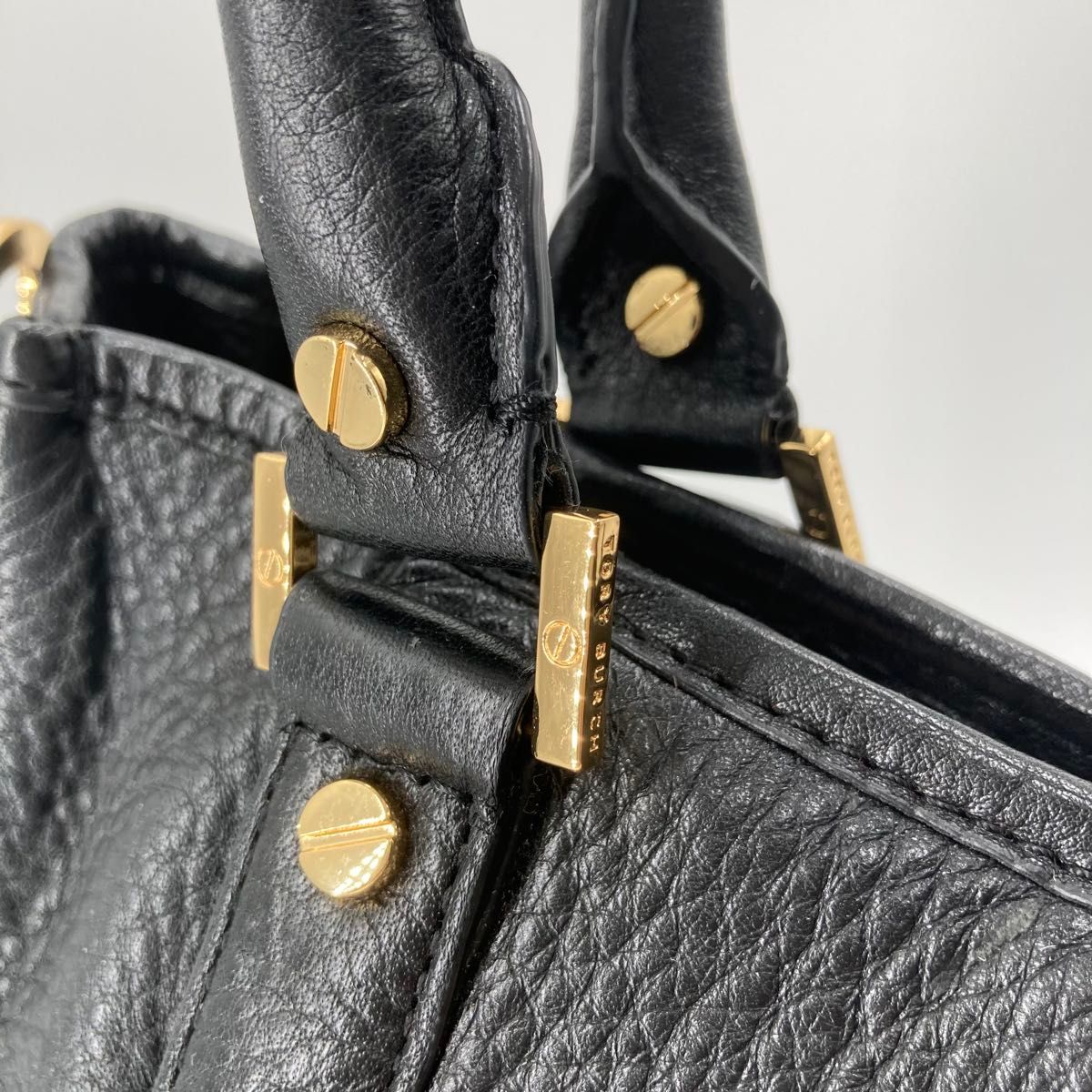 美品 TORY BURCH トリーバーチ アマンダ 2way トートバッグ ブラック