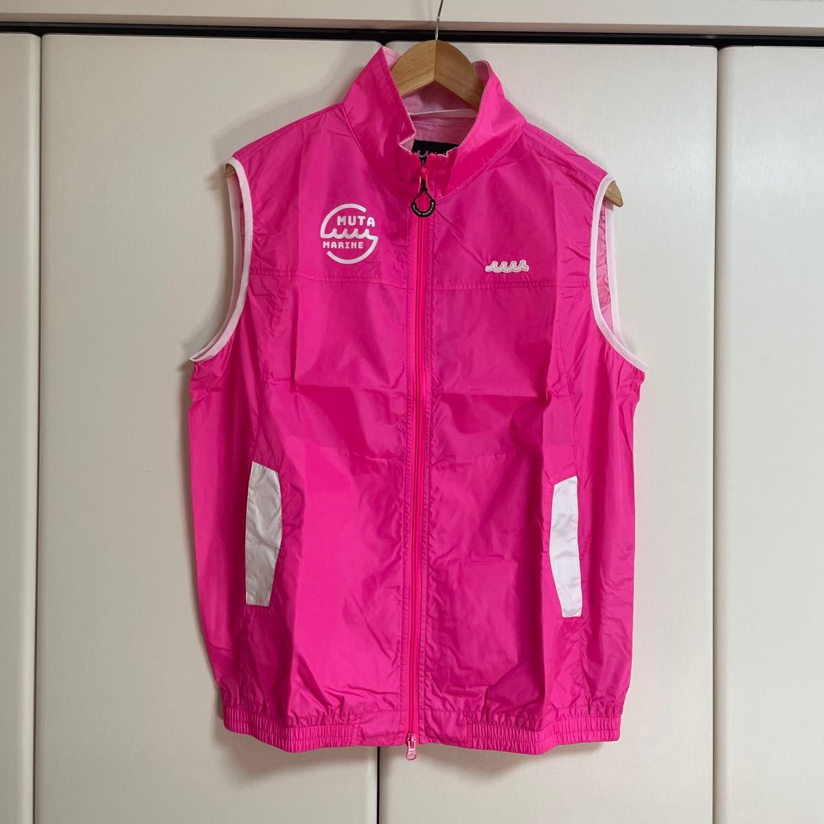 新品未使用 ムータ muta marine 空調服 ベスト 7 XL ピンク GOLF