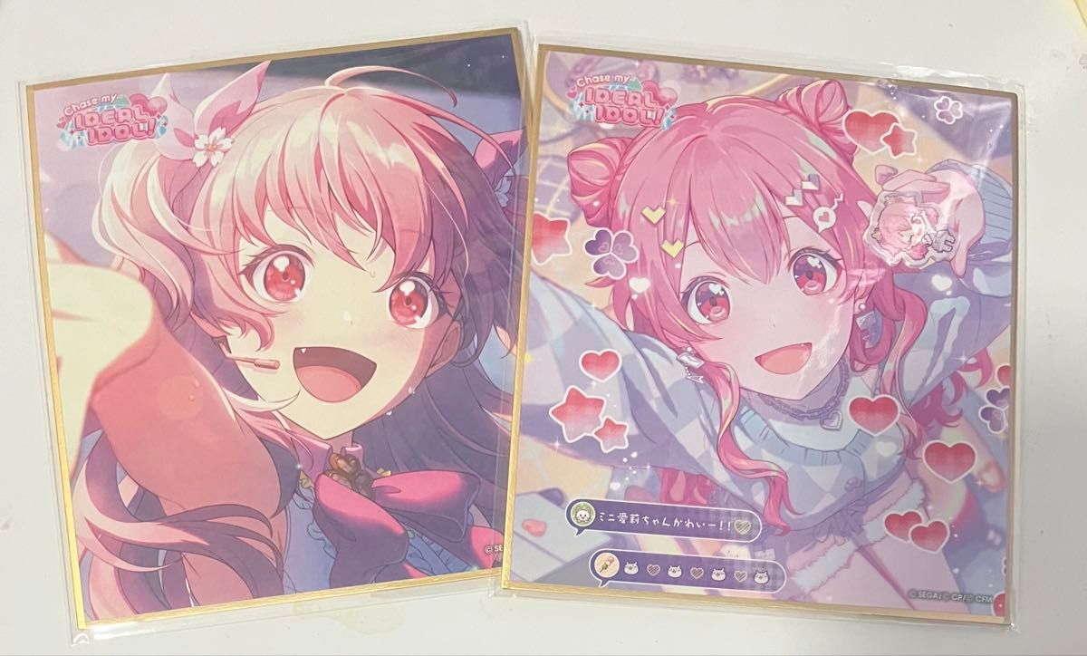 プロセカ ミニ色紙 桃井愛莉 ①バレンタイン プロセカ ミニ色紙 桃井