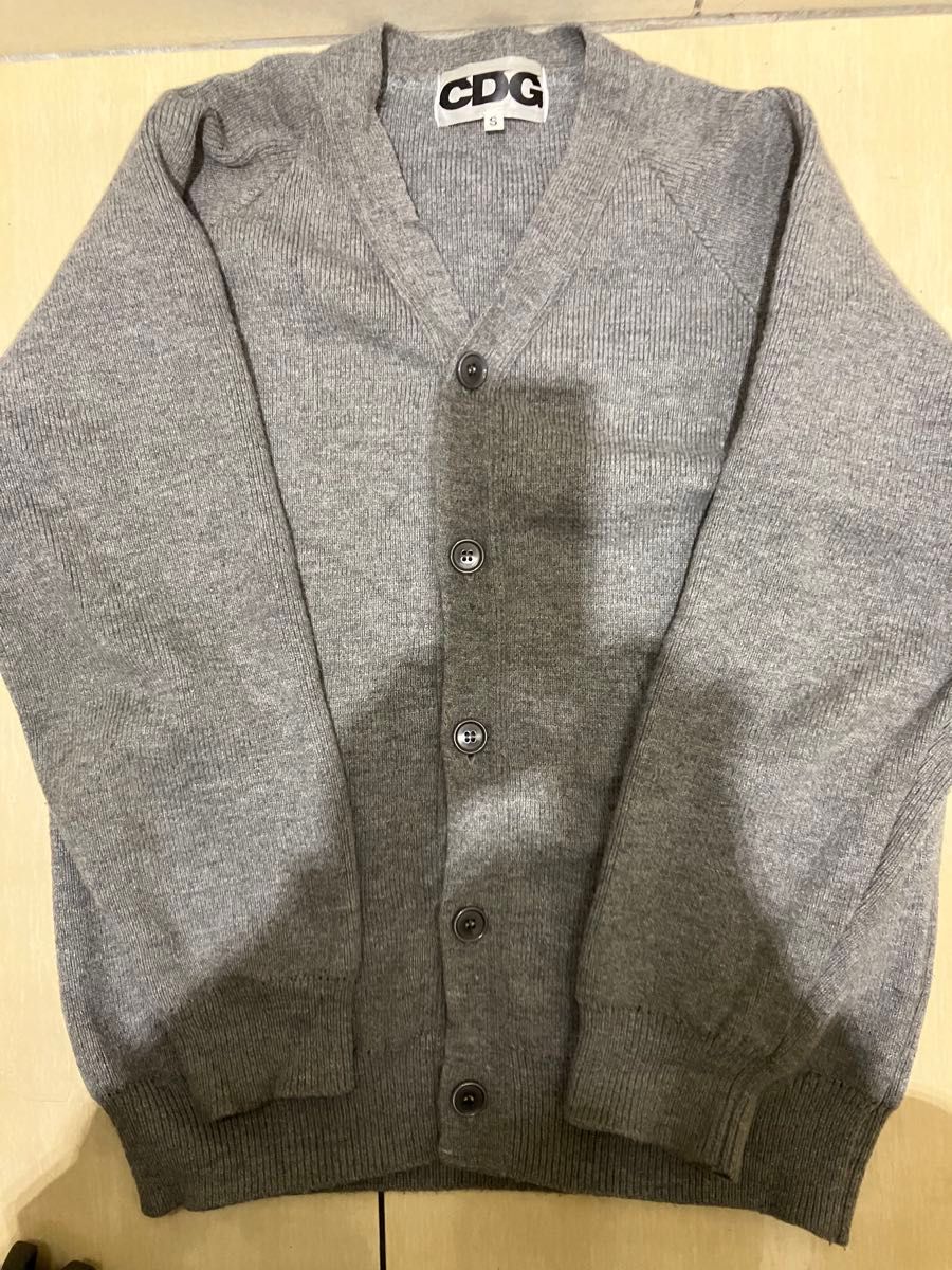 CDG コムデギャルソン カーディガン グレー Sサイズ｜Yahoo!フリマ（旧