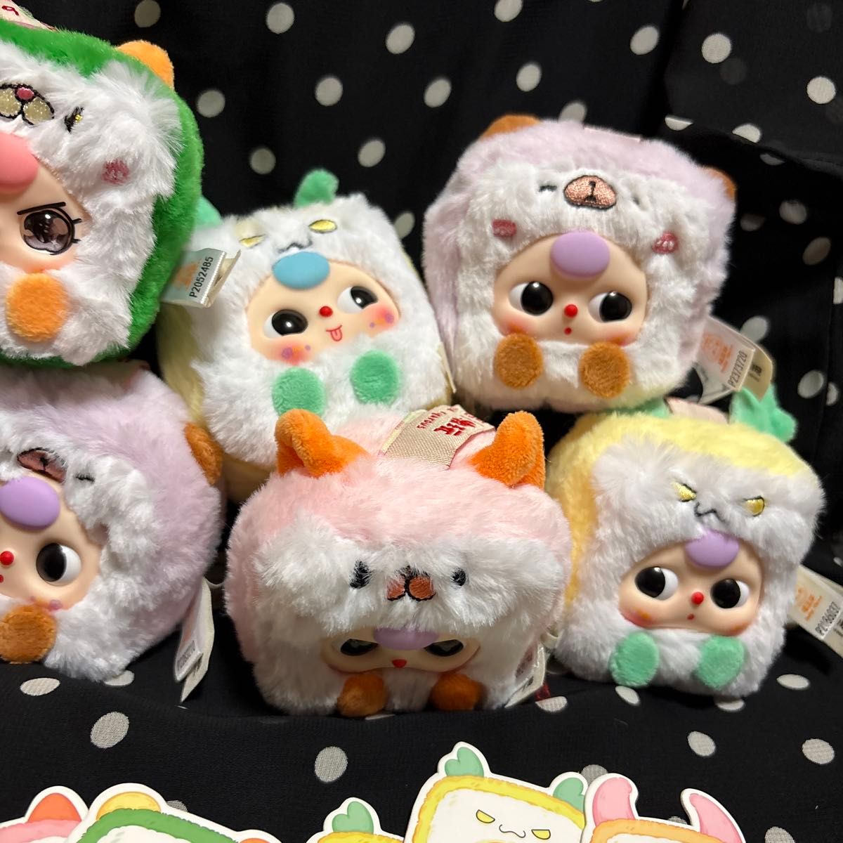 babythree Babythree ベイビースリー ぬいぐるみ 麻雀 キーホルダー