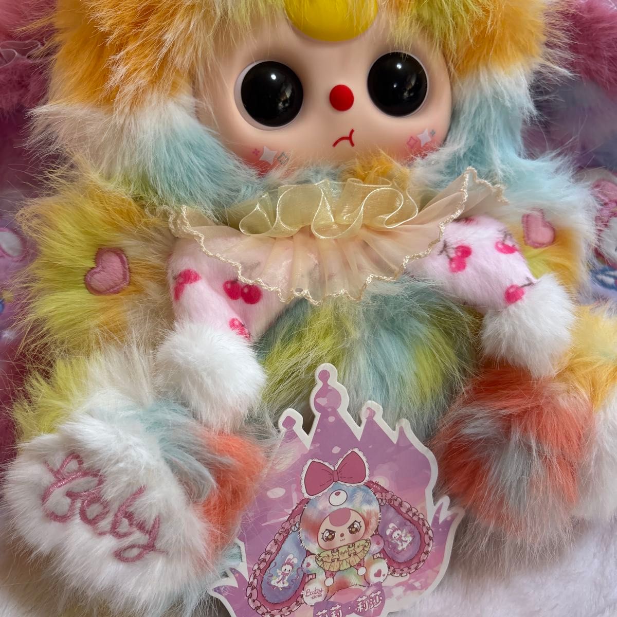 babythree ベビースリー ぬいぐるみ リリー兎5代400% 虹色 莉莉兎