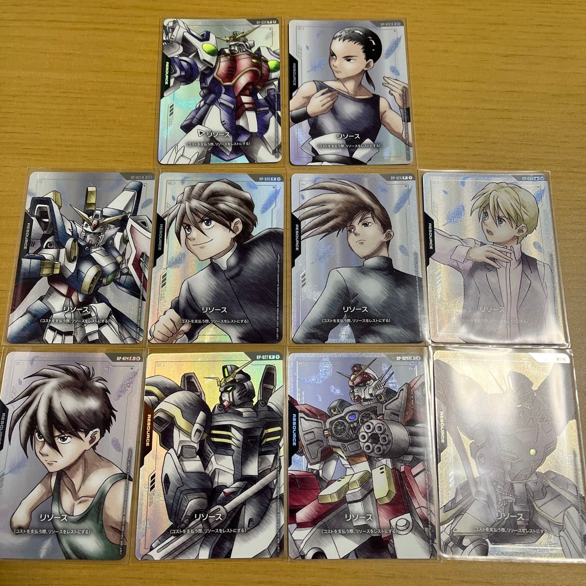 ガンダムW リソース 10枚セット ガンダムカードゲーム プロモ パラレル