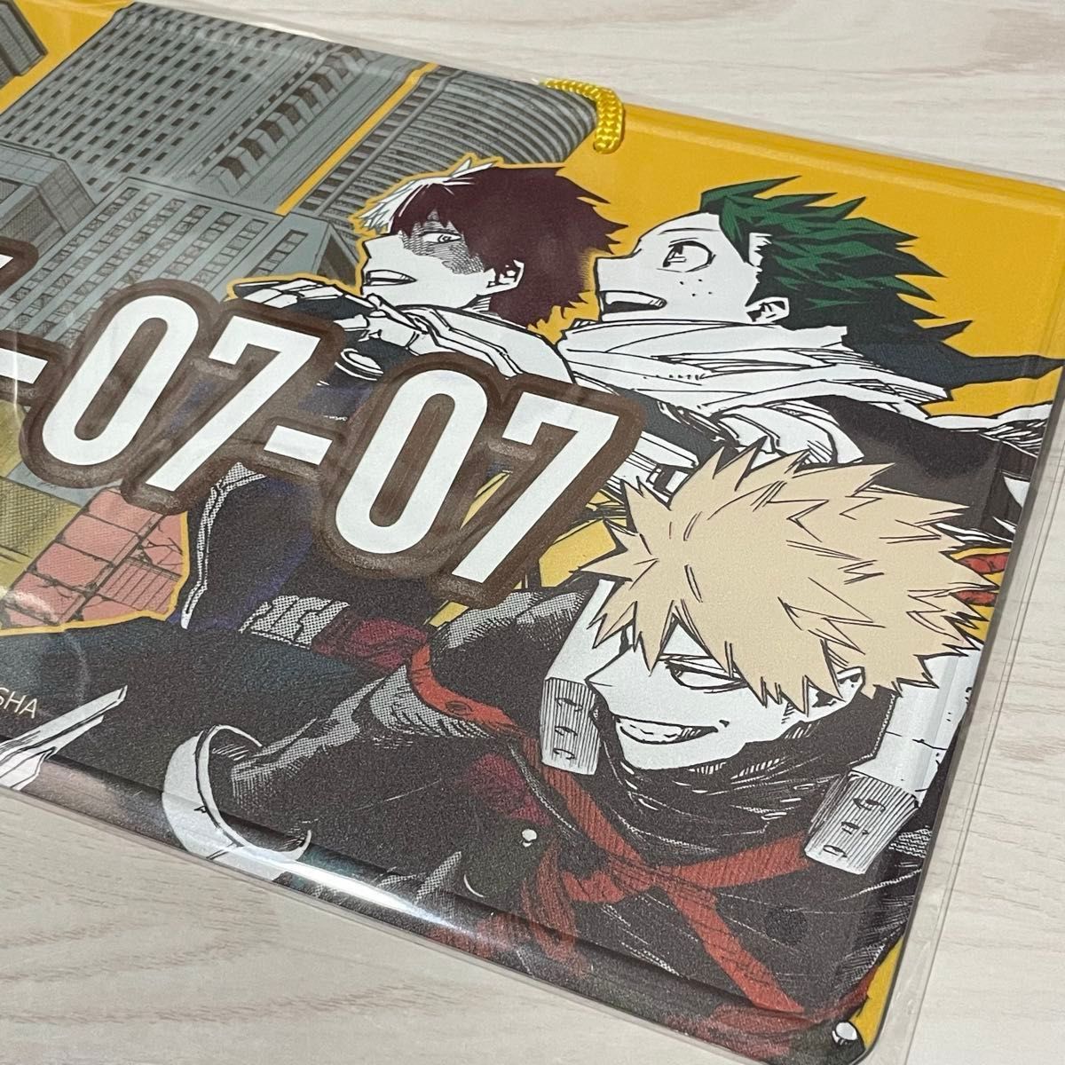 僕のヒーローアカデミア ヒロアカフェア アニバーサリーメタルプレート