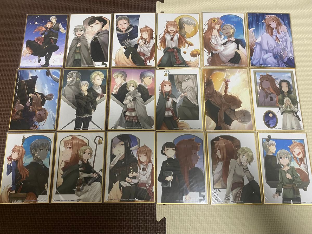 狼と香辛料 くじ引き堂 オンラインくじ Vol 2 ミニ色紙 全18種