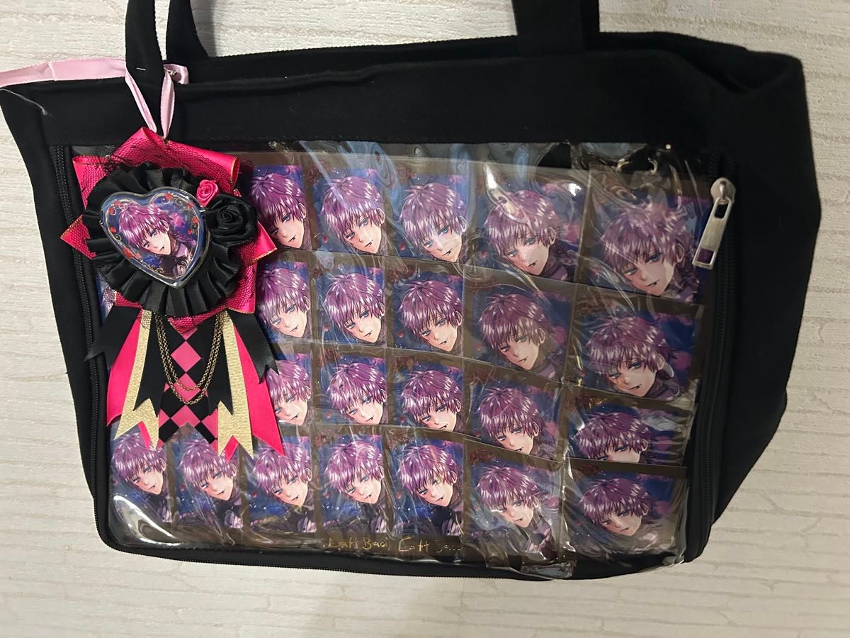 あくねこ 悪魔執事と黒い猫 ラト 痛バッグ 缶バッジ ロゼット｜Yahoo