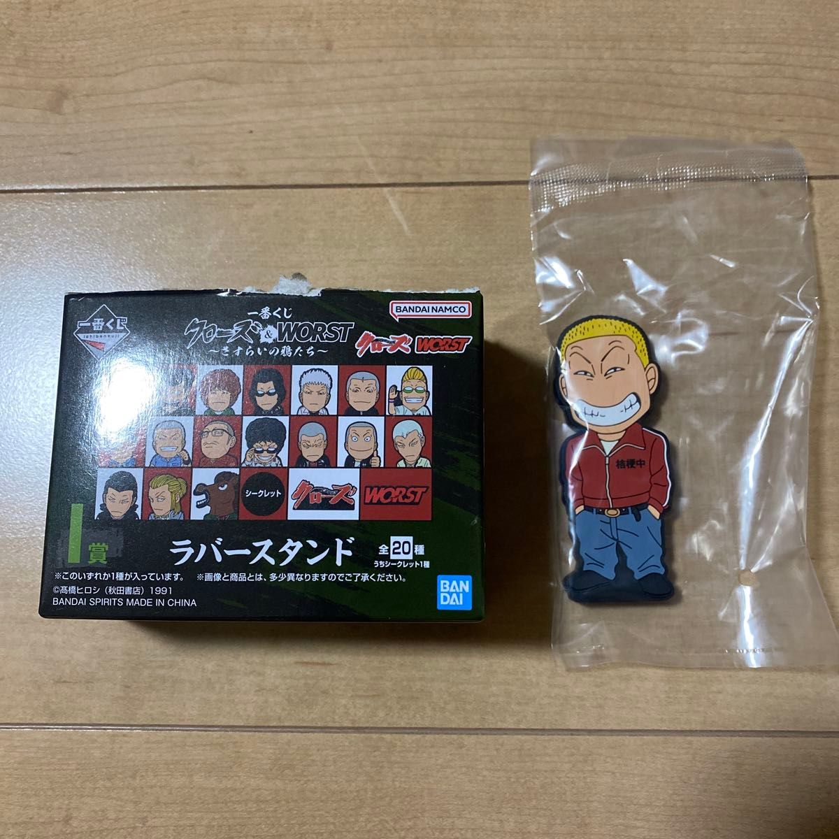 一番くじ クローズ&WORST さすらいの鴉たち I賞 ラバースタンド｜Yahoo