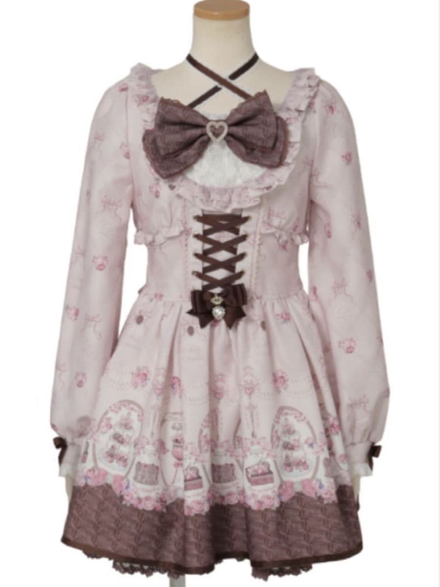 LIZLISA りずりさ リズリサ メルティーチョコレートワンピース