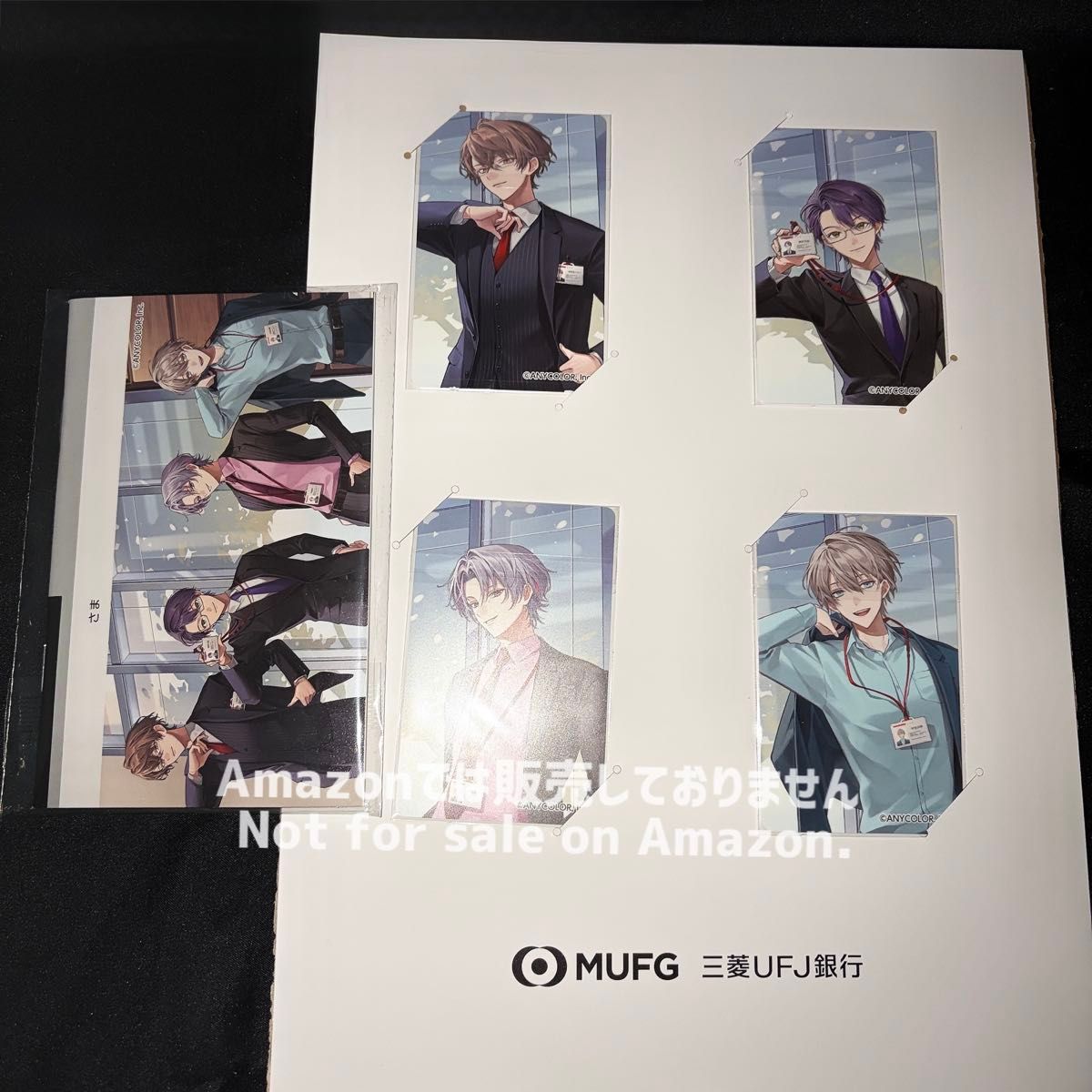 ROF-MAO 三菱UFJ銀行 通帳風ノート 名刺風カード ろふまお にじさんじ