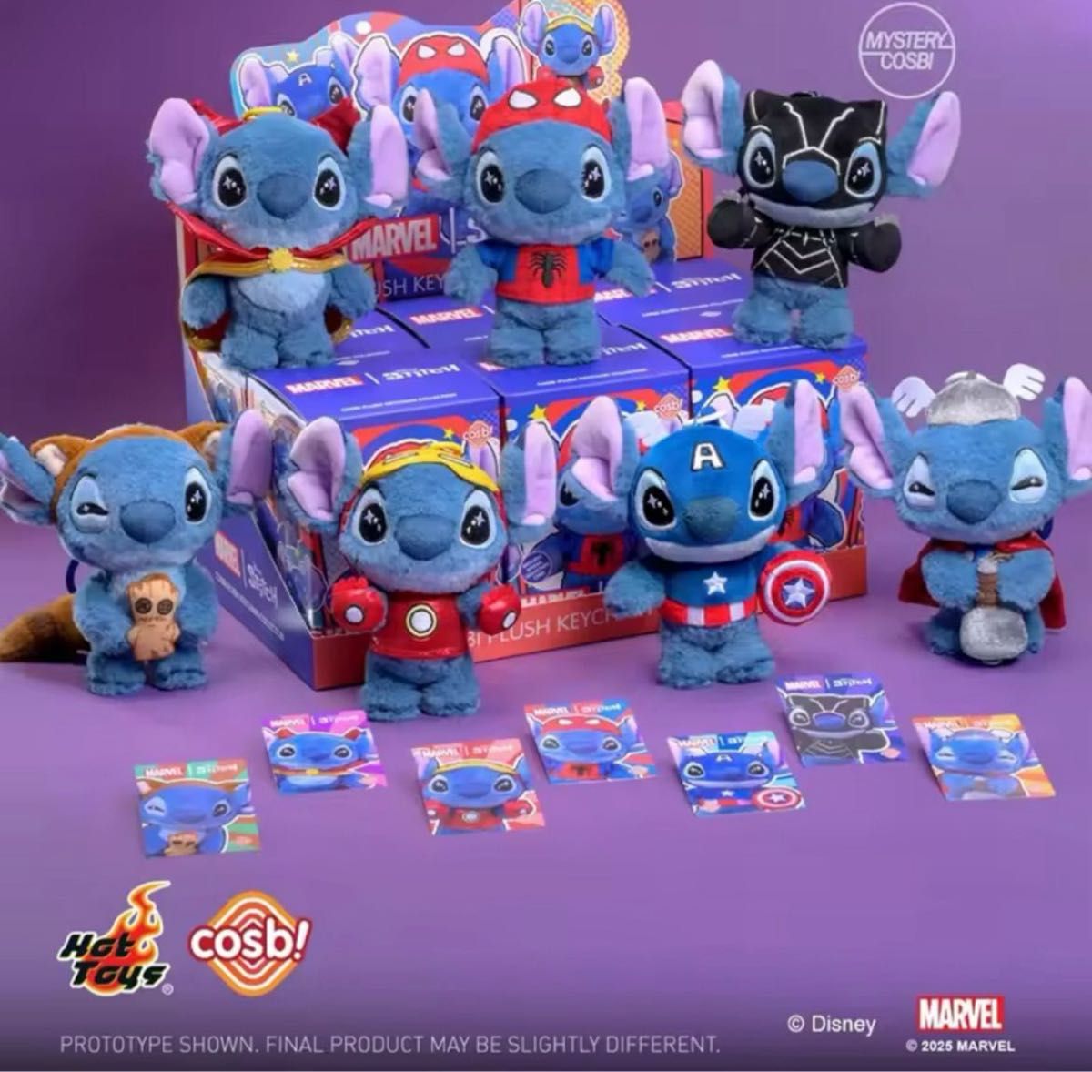 海外限定分 COSBI コスビ スティッチ MARVEL マーベル ブラインド