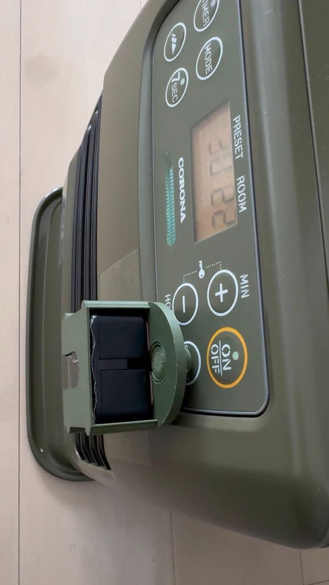 コロナ(CORONA) FH-CP25Y-G オリーブグリーン ポータブル電源対応石油