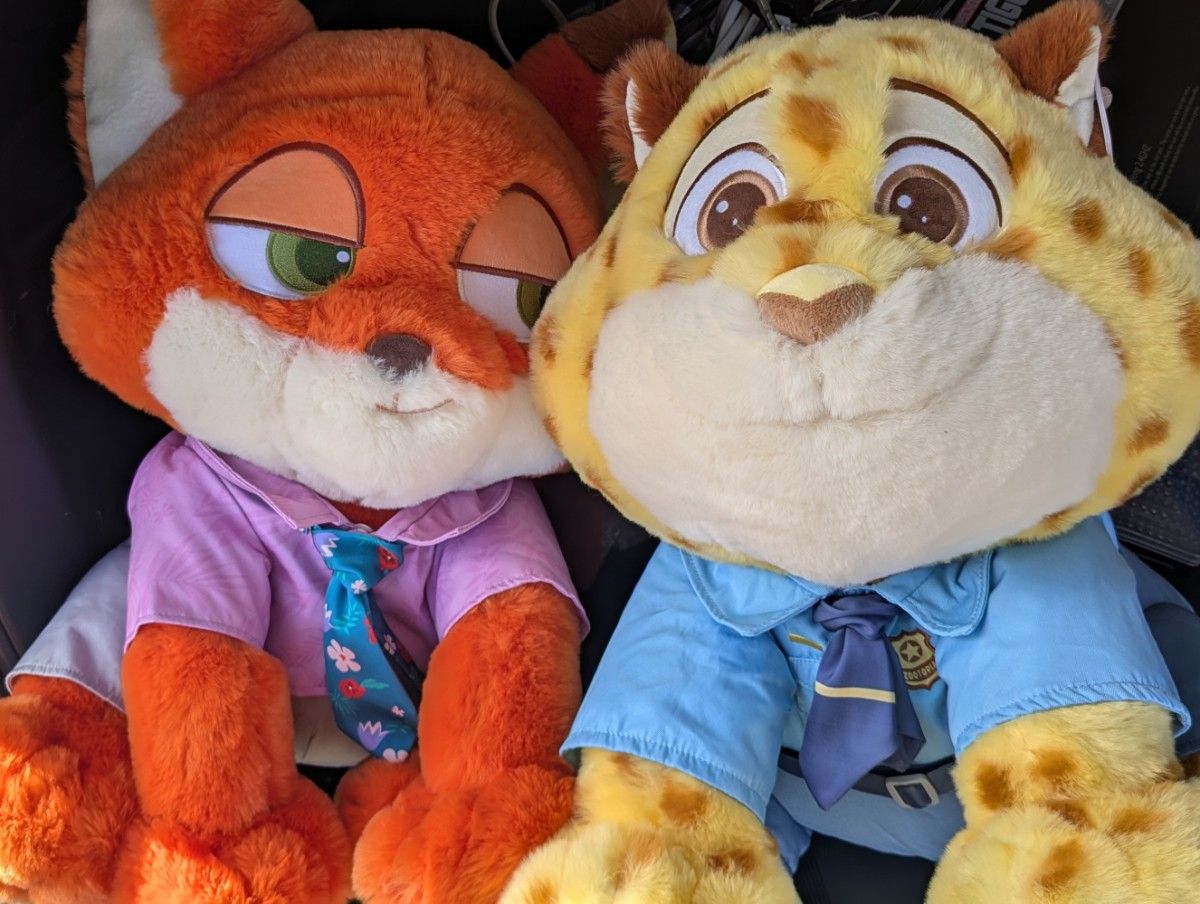 コストコ ディズニー ぬいぐるみ ズートピア2 ニック クロウハウザー