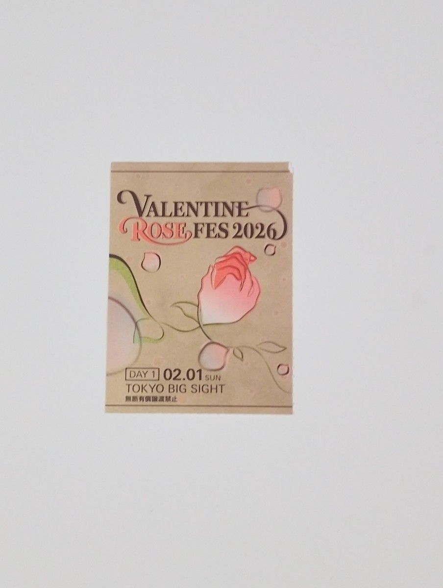 ③2/1 ビッグサイト VALENTINE ROSE FES 2026 -day1-サークルチケット