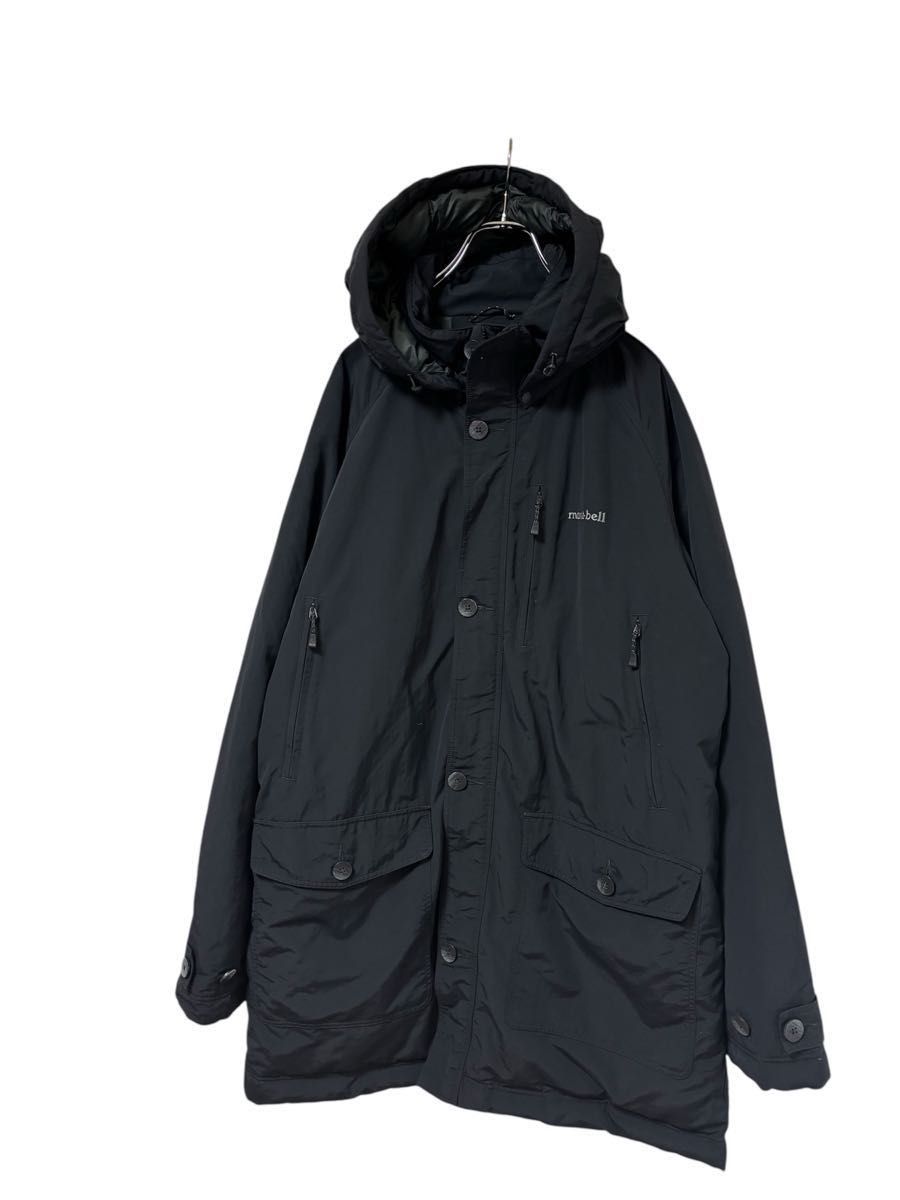 mont-bell モンベル ハスキーコート Men's XLサイズ BLACK 黒