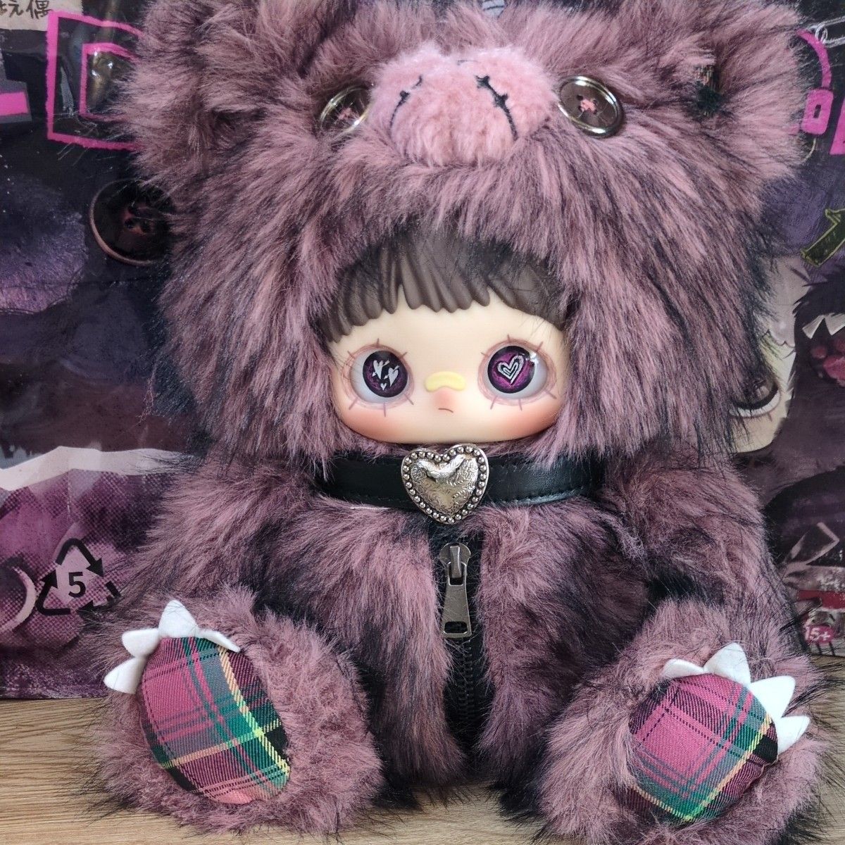 MayMei RebelDoll 反逆 ぬいぐるみ 400％ Fall in love 恋愛 ピンク