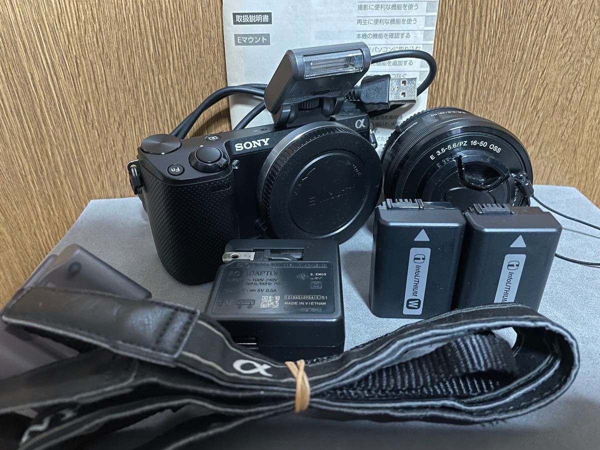 極美品】ソニーミラーレス SONY NEX-6 ズームレンズキット 充電器 極美