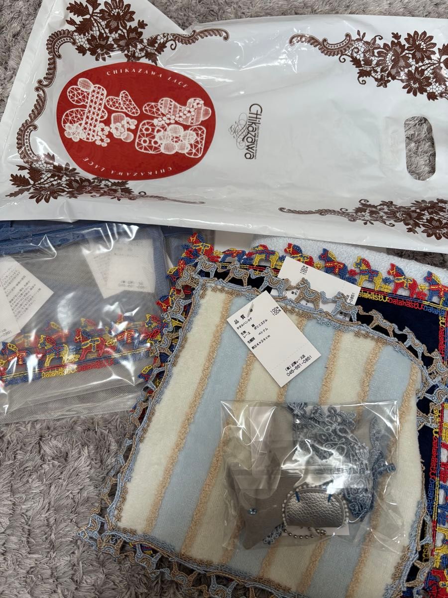 近沢レース 福袋 2026 午年 馬柄 抜き取りなし ネイビー｜Yahoo!フリマ