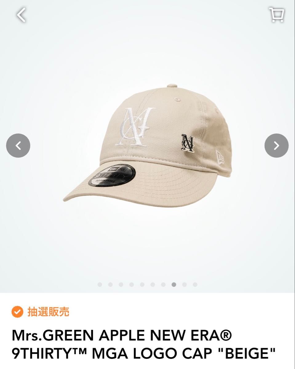 Mrs GREEN APPLE NEW ERA 9THIRTY MGA LOGO CAP 