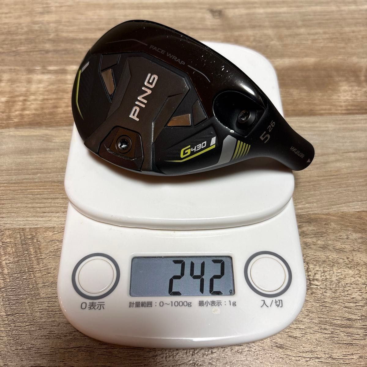 PING ピン G430 5U 26° ハイブリッド ユーティリティ UT ヘッドのみ