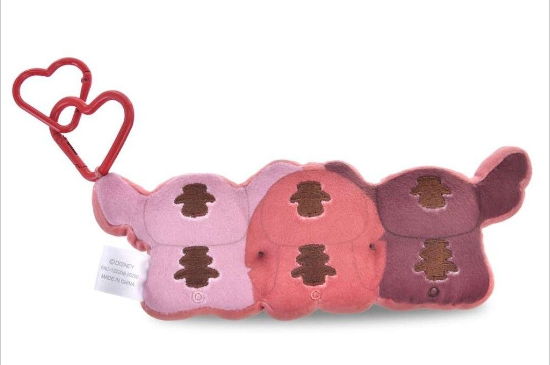 スティッチ ぬいぐるみキーホルダー 3連 CHOCOLATE STYLE