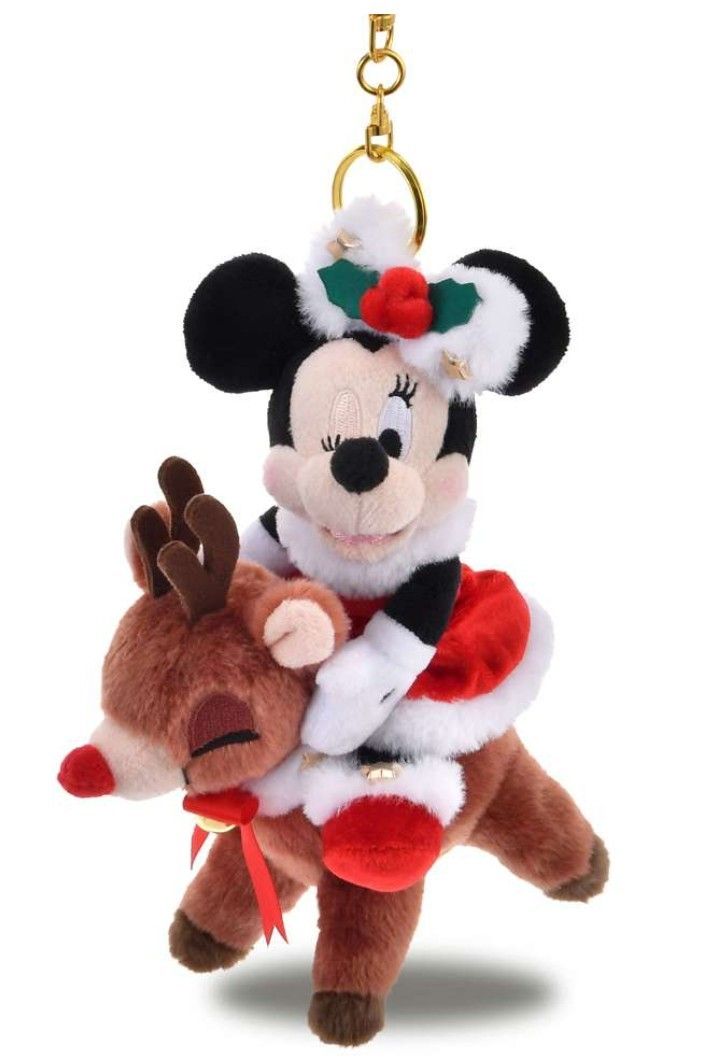 ミニーマウス ぬいぐるみキーホルダー・ぬいぐるみキーチェーン