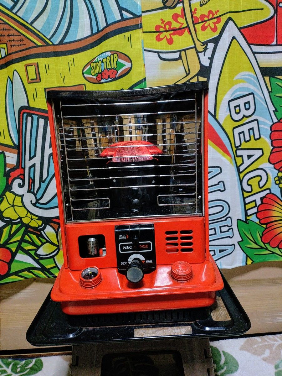 レトロ石油ストーブ NEC石油ストーブDP-292HA 小型石油ストーブ