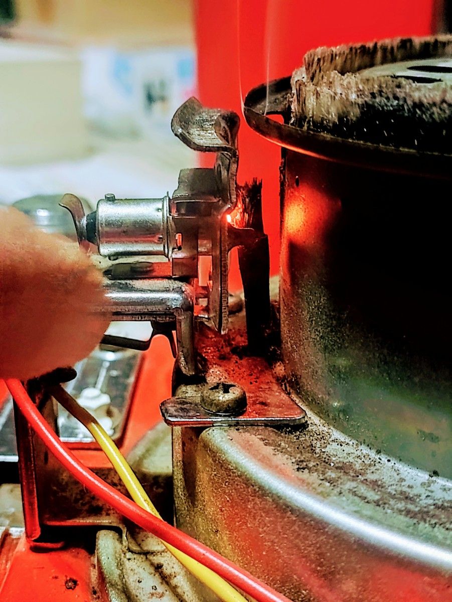 レトロ石油ストーブ NEC石油ストーブDP-292HA 小型石油ストーブ