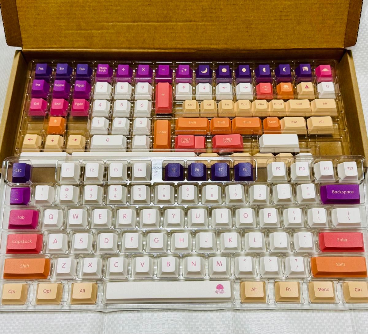 carmine cloud PBT キーキャップセット 美品 箱付｜Yahoo!フリマ（旧