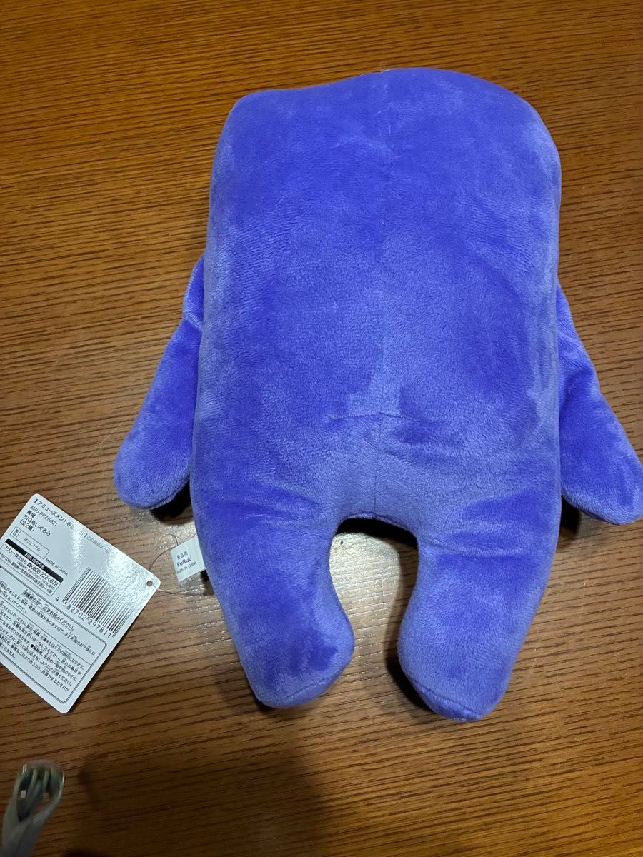 青いキャラクターぬいぐるみ 4.6ふし 青いキャラクターぬいぐるみ 4.6