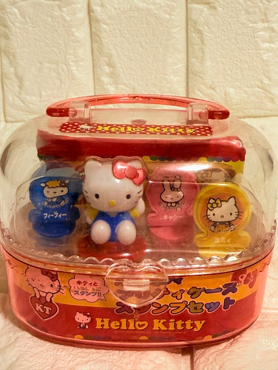 当時物】ハローキティ スタンプセット 未使用 昭和レトロ サンリオ