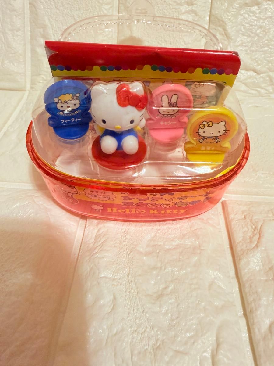 当時物】ハローキティ スタンプセット 未使用 昭和レトロ サンリオ