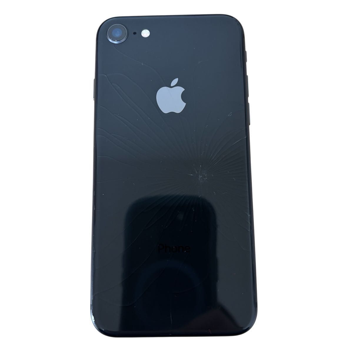 美品 iPhone 8 64GB バッテリー100% ソフトバンク 背面内部ヒビ iPhone