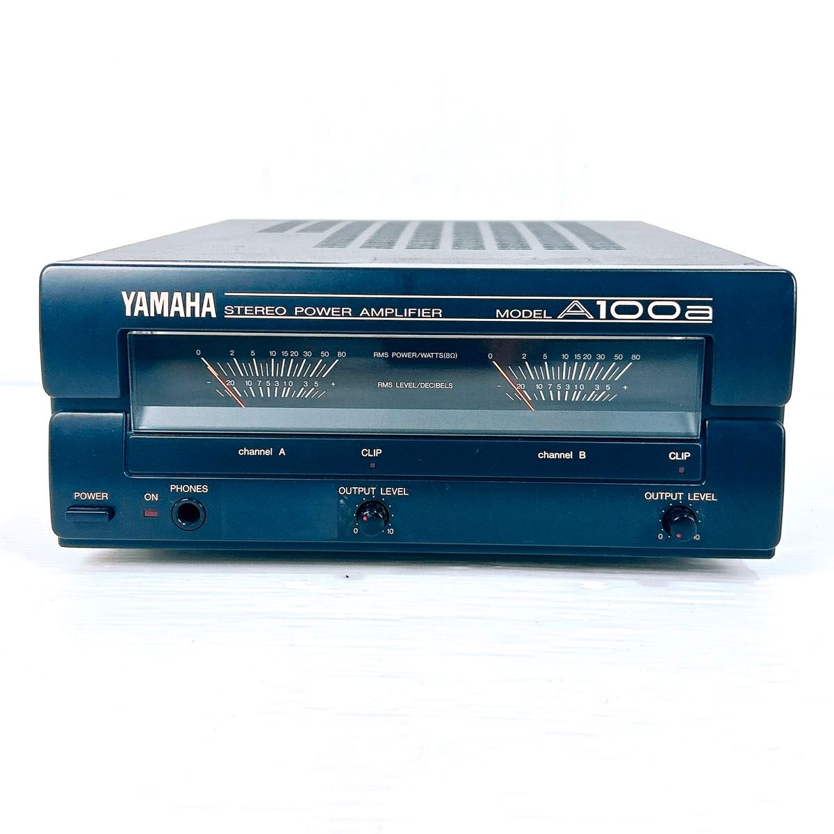 名機】YAMAHA ヤマハ A100a 業務用2chステレオパワーアンプ 音響機器