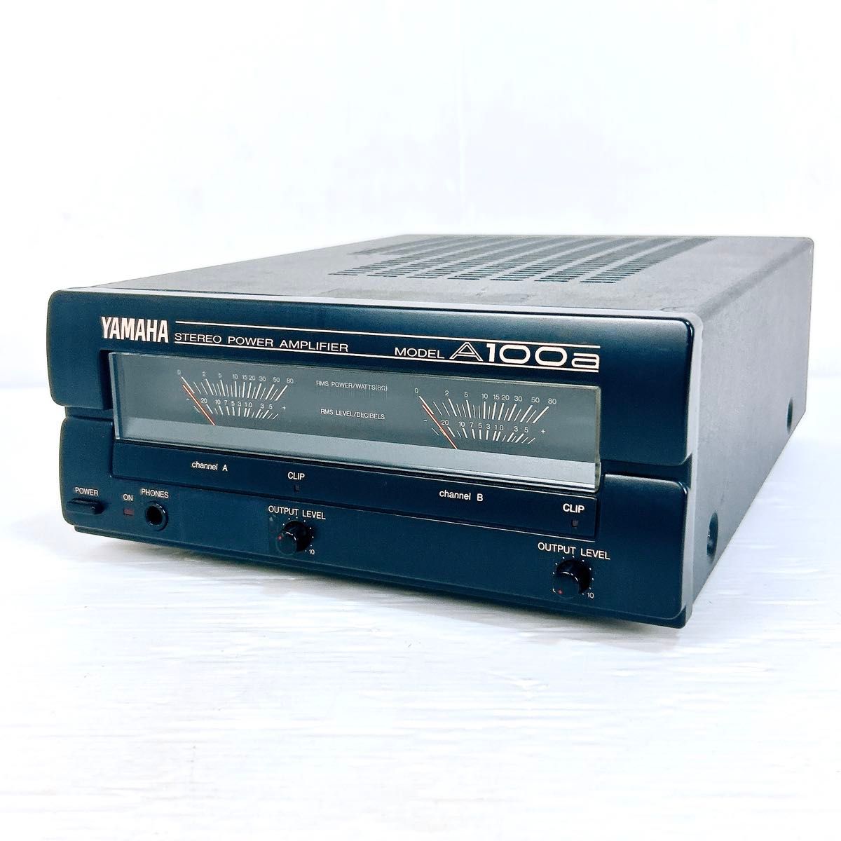名機】YAMAHA ヤマハ A100a 業務用2chステレオパワーアンプ 音響機器