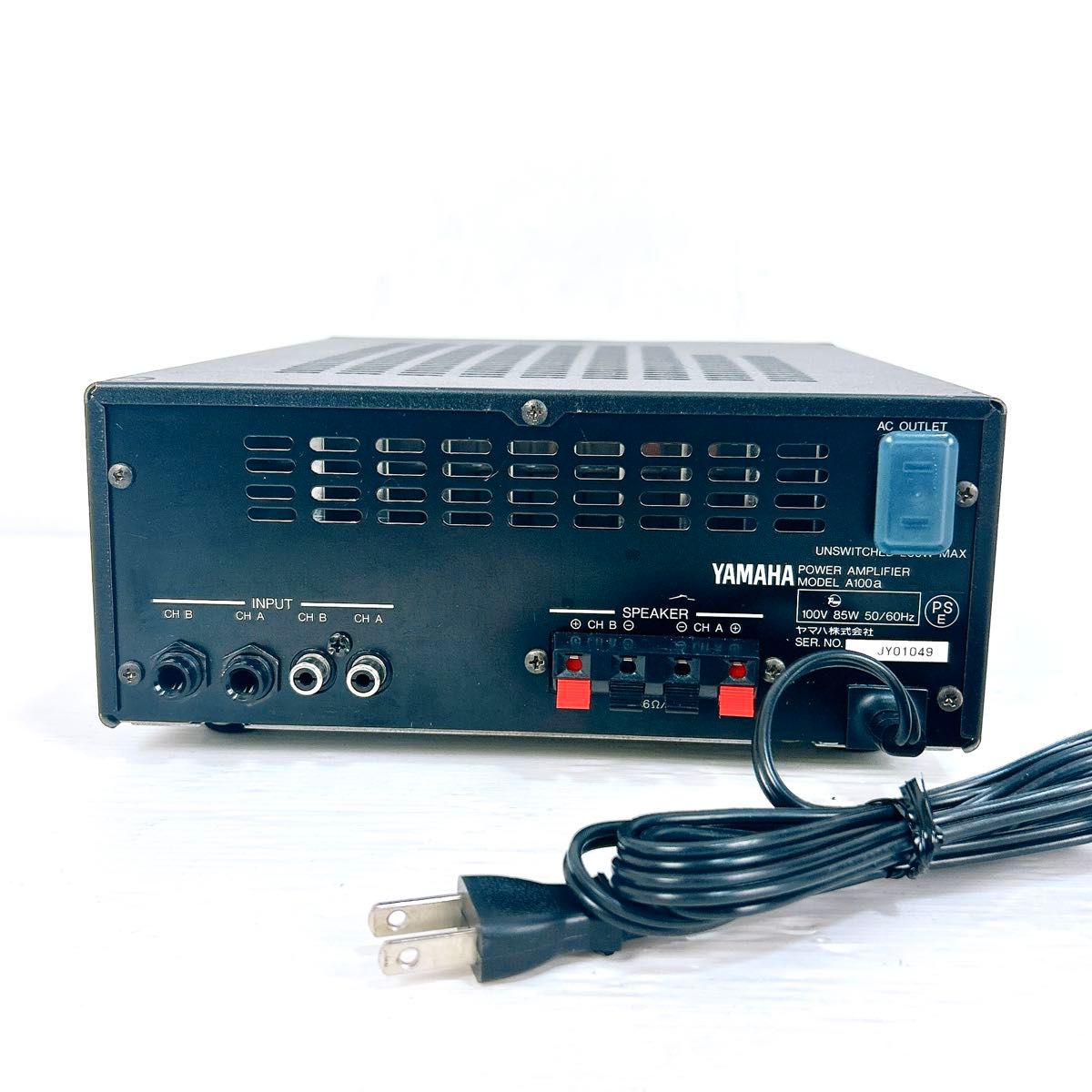 名機】YAMAHA ヤマハ A100a 業務用2chステレオパワーアンプ 音響機器
