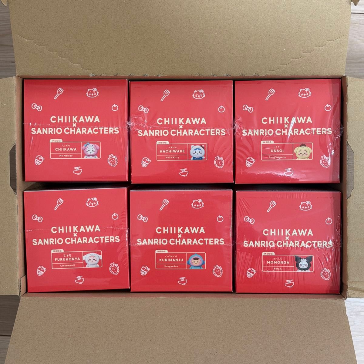 ちいかわ サンリオキャラクターズ Kiramekko 全6種コンプセット きらめ