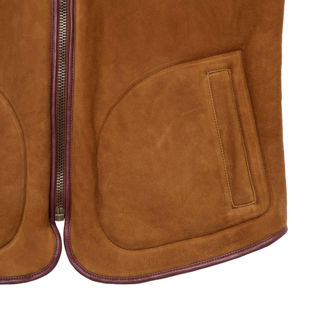 GDC Vegan Mouton Vest brown ムートンベスト ブラウン L キムタク着用