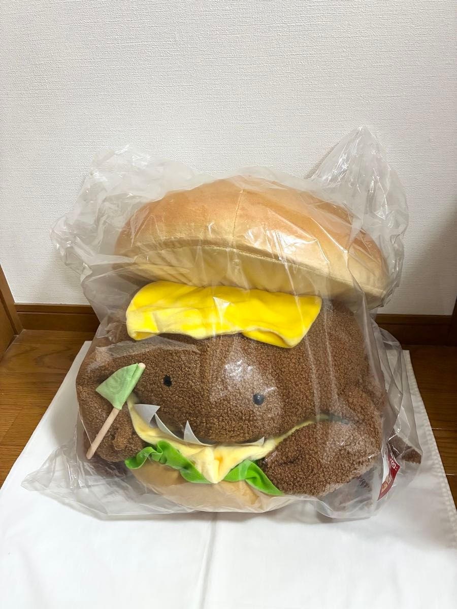 タイトーくじ ドムドムハンバーガー 第二弾 LH賞 ぬいぐるみ 丸ごと