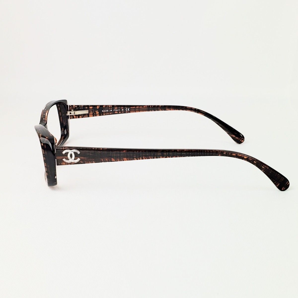 CHANEL シャネル ココマーク メガネ 眼鏡 べっ甲柄 ブラウン 3188