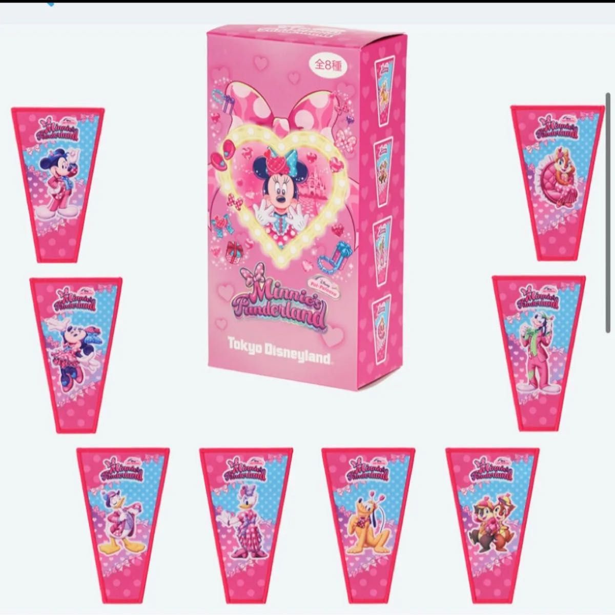 ディズニー ミニーのファンダーランド ワッペンアクセサリー8個