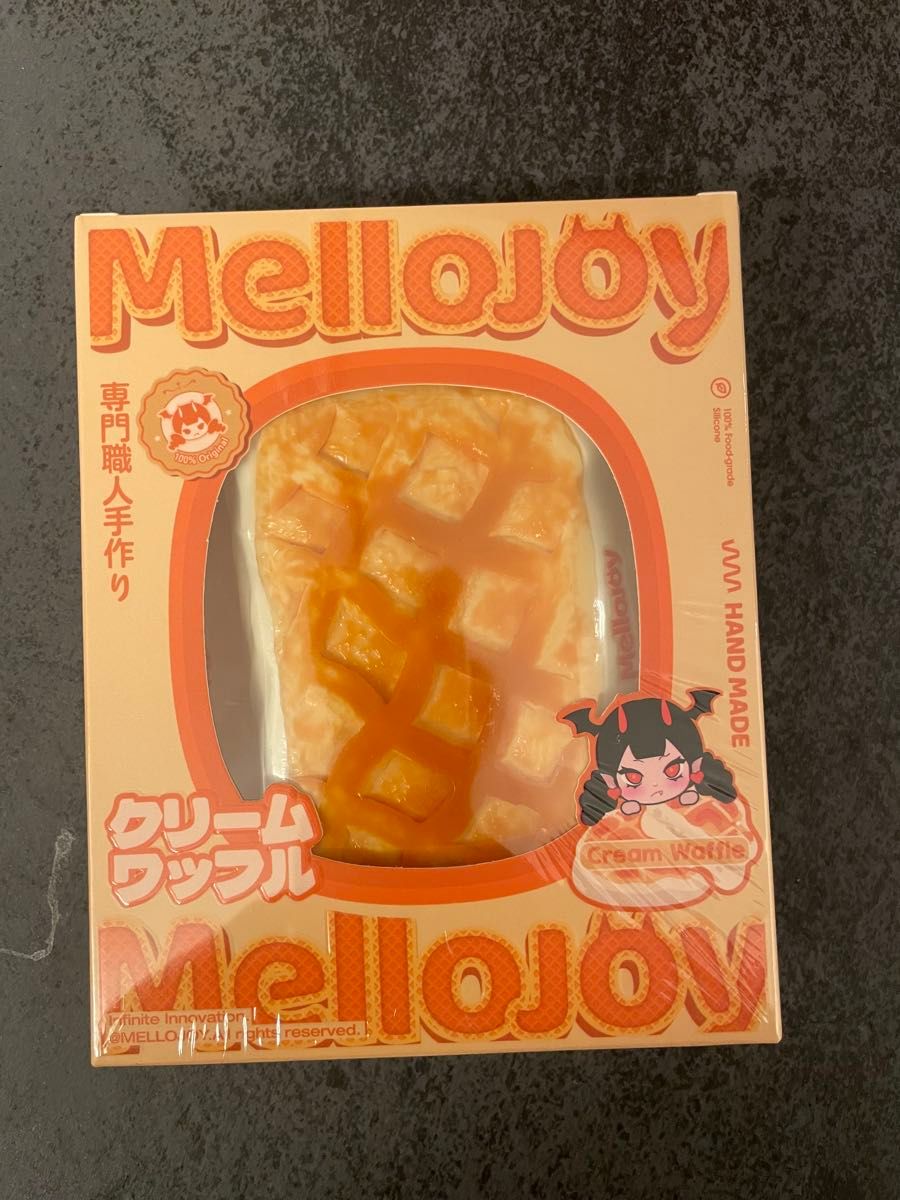 メロジョイ mellojoy クリーム ワッフル スクイーズ さんかく 三角