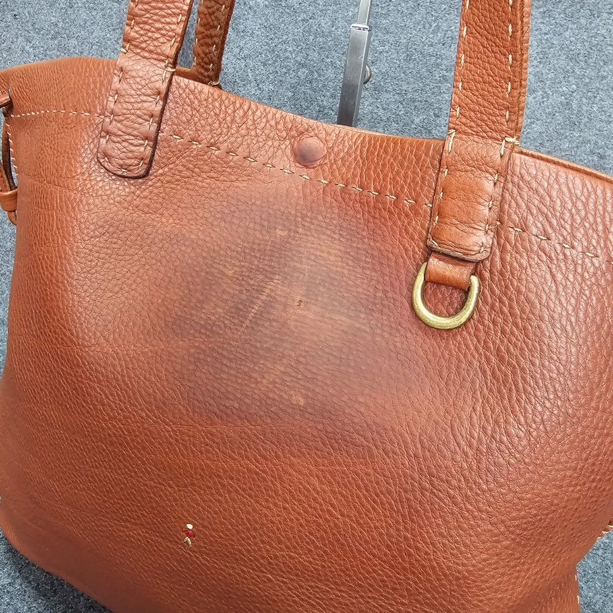 HENRY BEGUELIN エンリーベグリン 本革 オール レザー トートバッグ