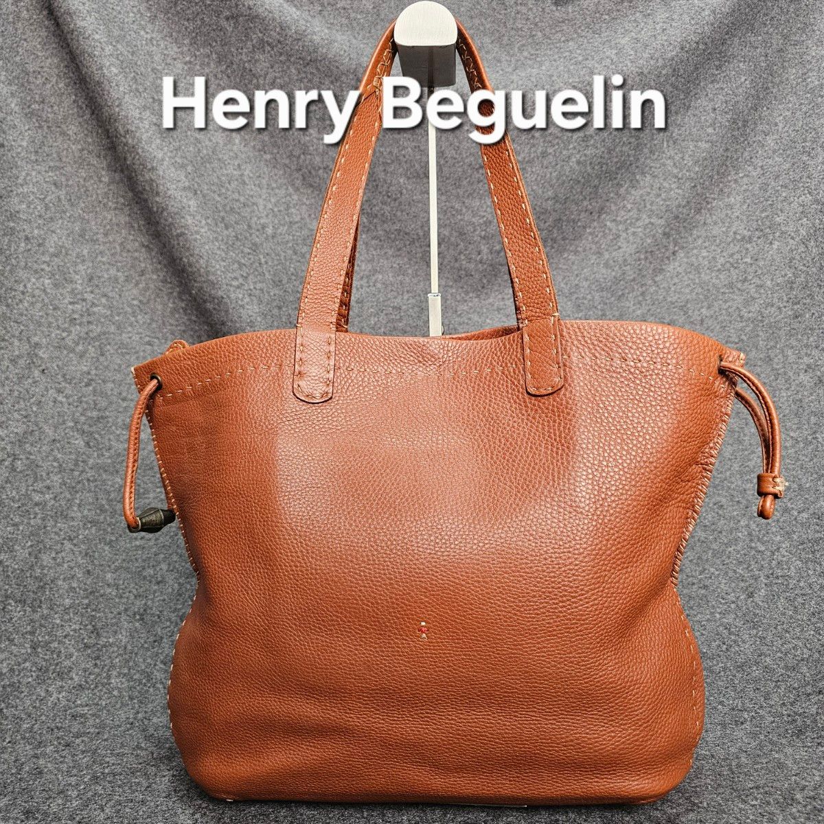 HENRY BEGUELIN エンリーベグリン 本革 オール レザー トートバッグ